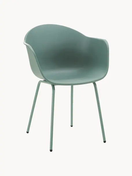 Zahradní židle Claire, Zelená, Š 60 cm, H 54 cm