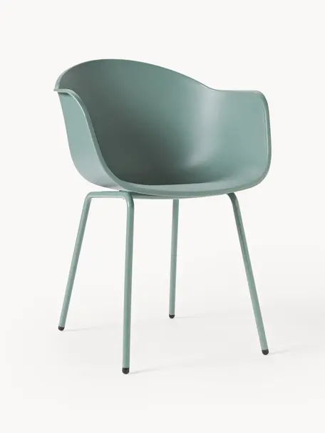 Chaise de jardin Claire, Vert, larg. 60 x prof. 54 cm