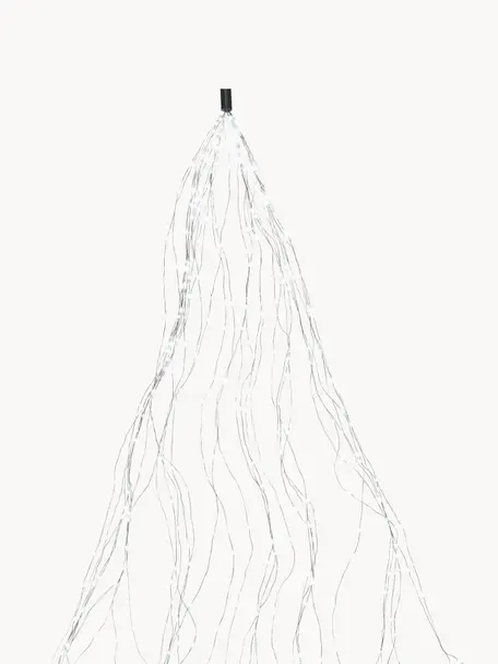 Ghirlanda a LED Ben, lung. 190 cm, bianco freddo, Plastica, Argentato, Lung. 190 cm