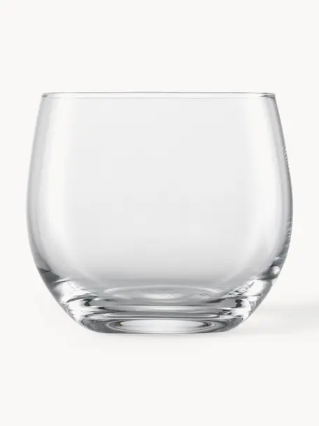 Verres à whisky en cristal For You, 4 pièces, Verre cristal Tritan

Apportez l'éclat du cristal à votre table ! Ce verre est d'une transparence exceptionnelle et d'un poids agréable, ce qui lui donne une sensation de qualité et un aspect élégant. De plus, les coupes fines rendent chaque pièce unique, en faisant un objet à la fois pratique et esthétique, Transparent, Ø 10 x haut. 9 cm, 400 ml