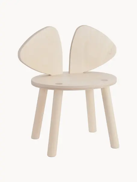 Chaise en bois pour enfant Mouse, Bois de bouleau

Ce produit est fabriqué à partir de bois certifié FSC® issu d'une exploitation durable, Bois de bouleau, larg. 43 x prof. 28 cm