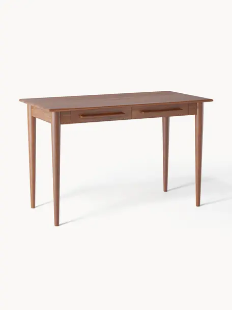 Bureau en manguier Paul, Manguier, larg. 120 x prof. 60 cm