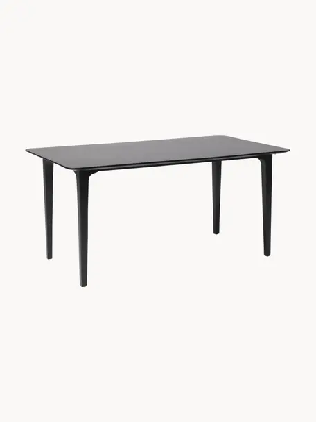 Table en manguier massif Archie, tailles variées, Bois de manguier massif, laqué

Ce produit est fabriqué à partir de bois certifié FSC® issu du développement durable, Manguier noir laqué, larg. 180 x prof. 90 cm