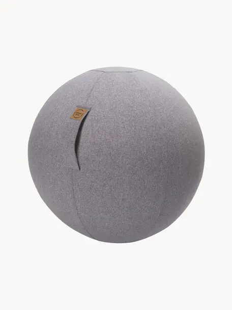 Gym ball textile Felt, Tissu gris clair, Ø 65 cm
