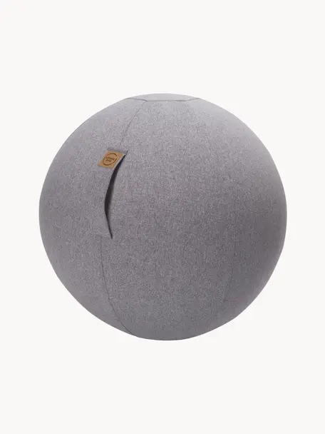 Balón suizo Felt, Funda: poliéster (imitación fiel, Tejido gris claro, Ø 65 cm