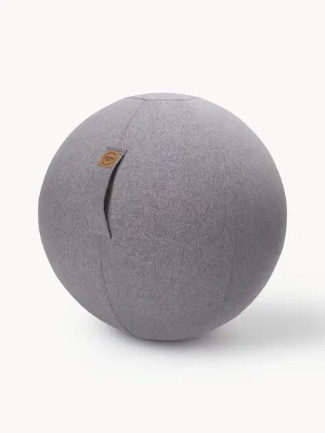 Gym ball textile Felt, Tissu gris clair, Ø 65 cm