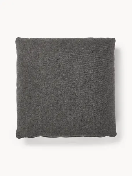 Cojín sofá Melva, Funda: 100% poliéster, Tejido gris antracita, An 50 x L 50 cm