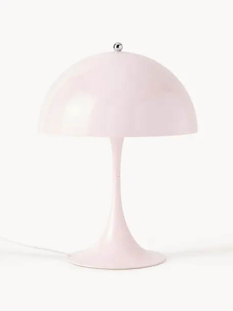 Lampe à poser LED avec fonction minuterie Panthella, haut. 34 cm, Acier rose pâle, Ø 25 x haut. 34 cm