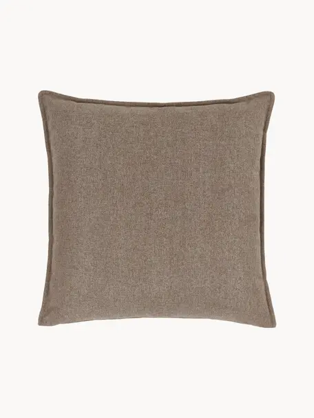 Sofa-Kissen Lennon, Bezug: 100 % Polyester, Taupe, B 60 x L 60 cm