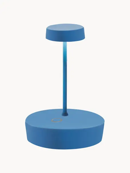Lampe à poser LED mobile à intensité variable Swap Mini, Bleu, Ø 10 x haut. 15 cm
