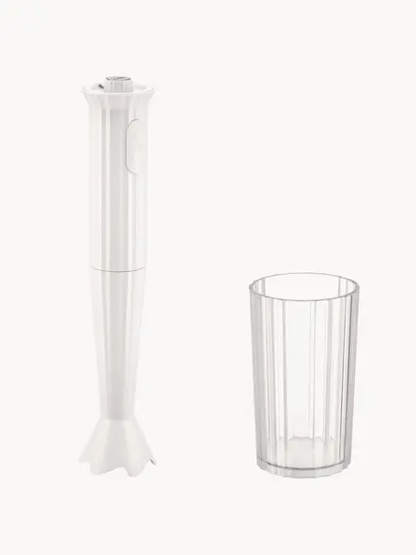 Frullatore a immersione con tazza Plissé, Resina termoplastica, Bianco latte, Set in varie misure