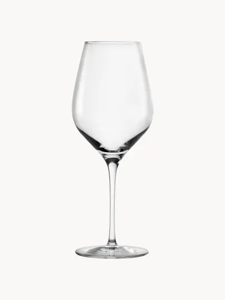 Kristall-Weingläser Exquisit, 6 Stück, Kristallglas, Transparent, Ø 7 x H 25 cm, 645 ml