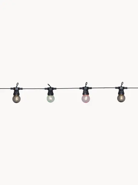 Guirnalda de luces LED Circus, 855 cm, 20 luces, Negro, multicolor, L 855 cm