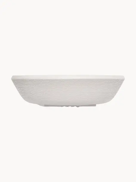 Hluboké talíře z melaminu Trama, 4 ks, Melamin, Světle šedá, Ø 21 cm, V 6 cm