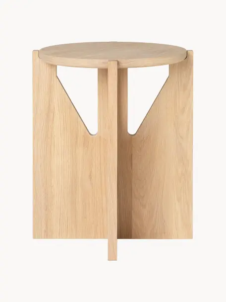 Table d'appoint en bois de chêne Future, Bois de chêne massif
Ce produit est fabriqué à partir de bois certifié FSC® issu du développement durable, Bois de chêne, Ø 36 x haut. 42 cm