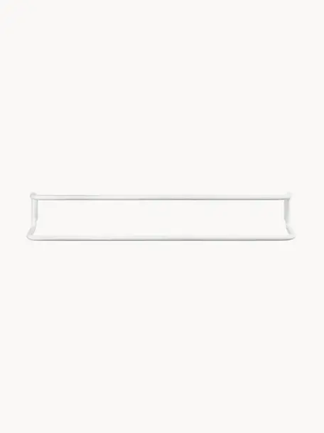 Handtuchhalter Modo, Edelstahl, beschichtet, Weiß, B 60 x H 9 cm