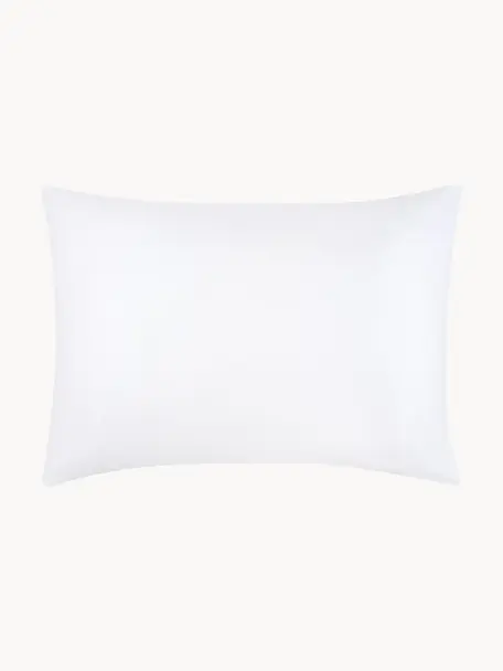 Funda de almohada de satén Comfort, Blanco, An 50 x L 70 cm