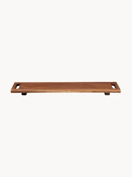 Houten serveerplank Wood, Hout, Donker hout, B 60 x D 13 cm