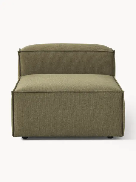 Módulo central sofá Lennon, Tapizado: 100% poliéster Alta resis, Estructura: madera contrachapada de p, Patas: plástico Este producto es, Tejido verde oliva, An 89 x F 119 cm