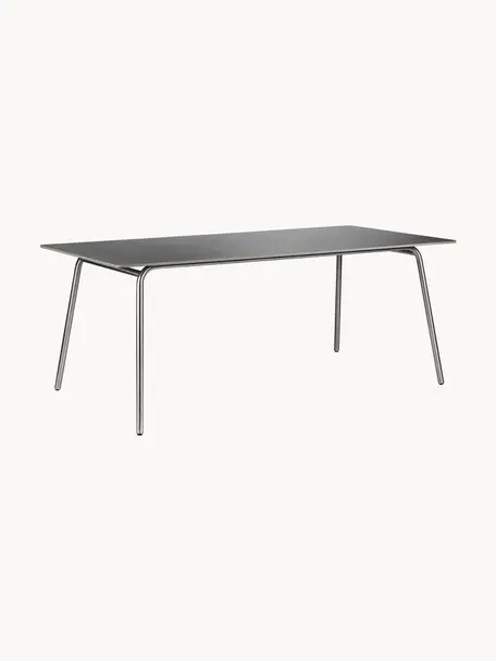 Table de jardin Teglgård, Anthracite, argenté, larg. 180 x haut. 90 cm