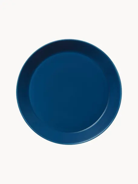 Talerz duży z porcelany Teema, Porcelana vitro, Ciemny niebieski, Ø 26 cm