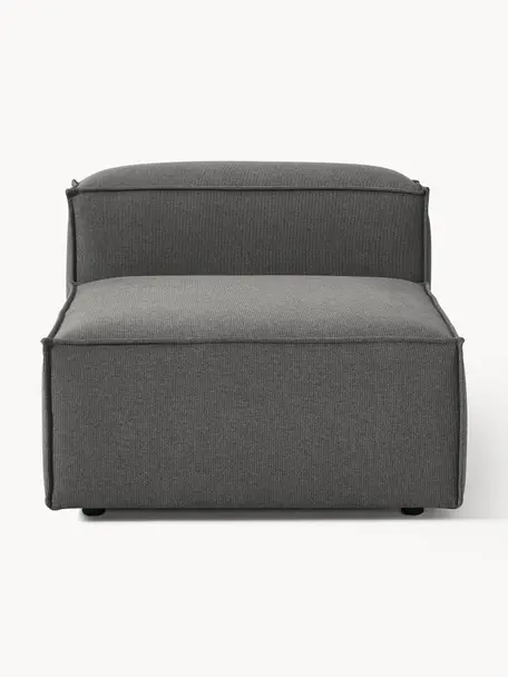 Módulo central sofá Lennon, Tapizado: 100% poliéster Alta resis, Estructura: madera contrachapada de p, Patas: plástico Este producto es, Tejido gris antracita, An 89 x F 119 cm