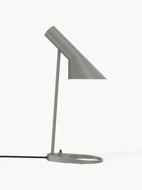 Bureaulamp AJ, verschillende formaten, Lamp: gecoat staal, Grijs, Ø 25 x H 43 cm