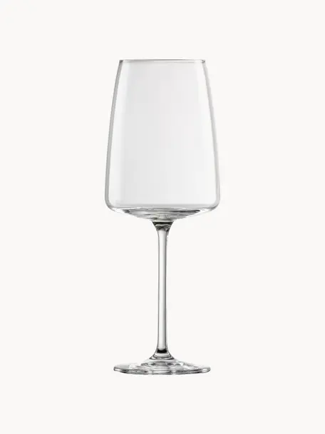 Copas de vino de cristal Vivid, 2 uds., Cristal Tritan, Transparente, Ø 9 x Al 24 cm, 530 ml