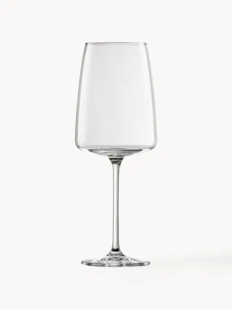 Verres à vin en cristal Vivid Senses, 2 pièces, Verre cristal Tritan

Apportez l'éclat du cristal à votre table ! Ce verre est d'une transparence exceptionnelle et d'un poids agréable, ce qui lui donne une sensation de qualité et un aspect élégant. De plus, les coupes fines rendent chaque pièce unique, en faisant un objet à la fois pratique et esthétique, Transparent, Ø 9 x haut. 24 cm, 530 ml