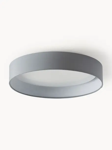 Plafoniera a LED Helen, Cornice: metallo, Grigio, Ø 35 x Alt. 7 cm