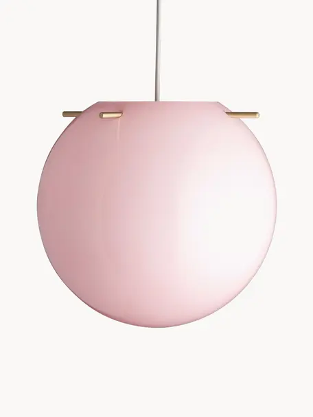 Petite suspension boule Koi, tailles variées, Rose pâle, Ø 19 x haut. 18 cm