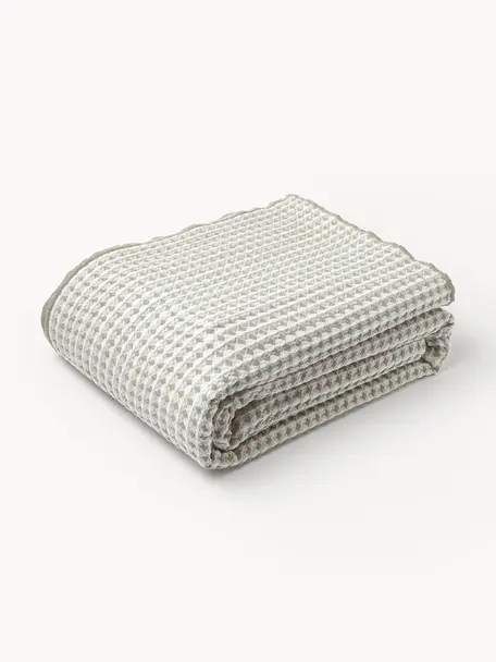 Wafelpiqué bedsprei Allie, 100% katoen

Het in dit product gebruikte materiaal is getest op schadelijke stoffen en gecertificeerd volgens STANDARD 100 door OEKO-TEX®, 6457CIT, CITEVE., Gebroken wit, olijfgroen, B 230 x L 250 cm (voor bedden tot 180 x 200 cm)