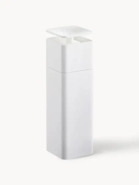 Dispenser per sapone Tower, Plastica, Bianco, Larg. 6 x Alt. 19 cm