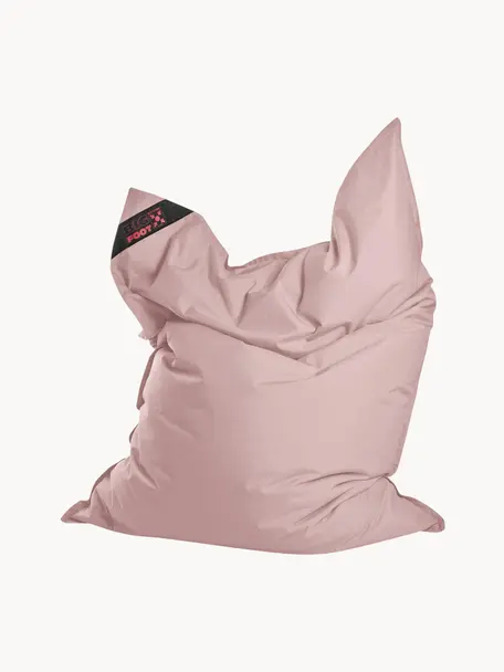 Pouf sacco grande Scuba, Rivestimento: 100% polipropilene resist, Rosa chiaro, Larg. 130 x Alt. 170 cm