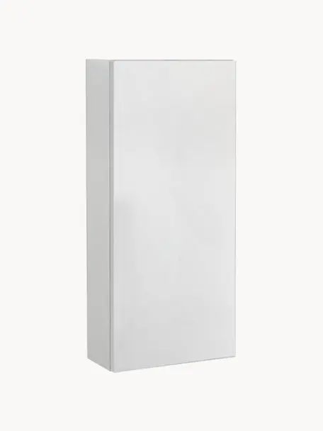 Mueble de baño medio Yoka, 35 cm, Estantes: vidrio, aglomerado con lá, Blanco, An 35 x Al 78 cm