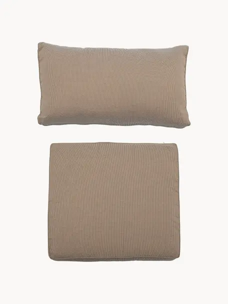 Lounge-Kissenbezüge Mundo, 2er-Set, 100 % Polyester, Beige, Set mit verschiedenen Größen