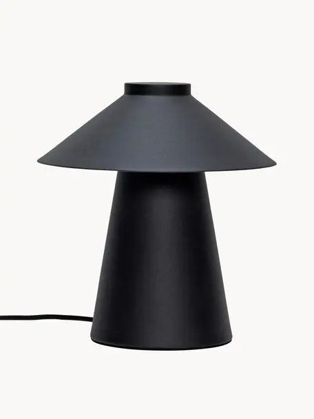 Lampa stołowa Chipper, Czarny, Ø 25 x W 26 cm