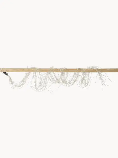 Ghirlanda a LED Clusters, lung. 190 cm, bianco caldo, Plastica, Argentato, Lung. 190 cm