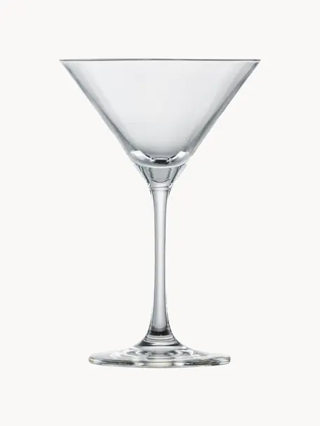 Copas martini de cristal Bar Special, 6 uds., Cristal Tritan, Transparente, Ø 10 x Al 16 cm, 170 ml