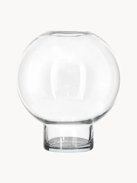 Glas-Vase Kalt, Glas, Transparent, Ø 21 x H 23 cm