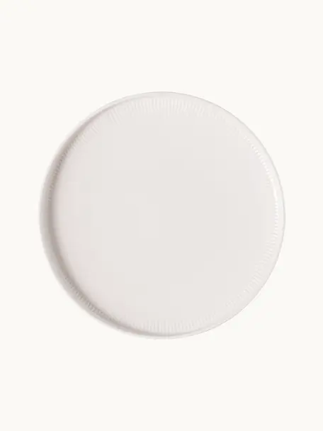 Porzellan-Frühstücksteller Afina, Premium Porzellan, Weiss, Ø 22 cm