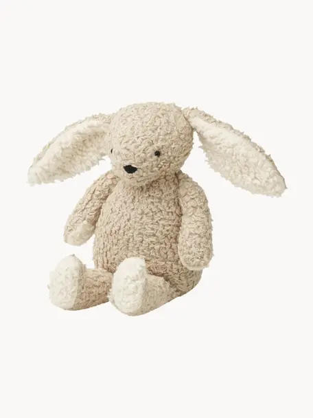 Kuscheltier Riley the rabbit, Bezug: 100 % Baumwolle, Hellbeige, B 8 x H 15 cm