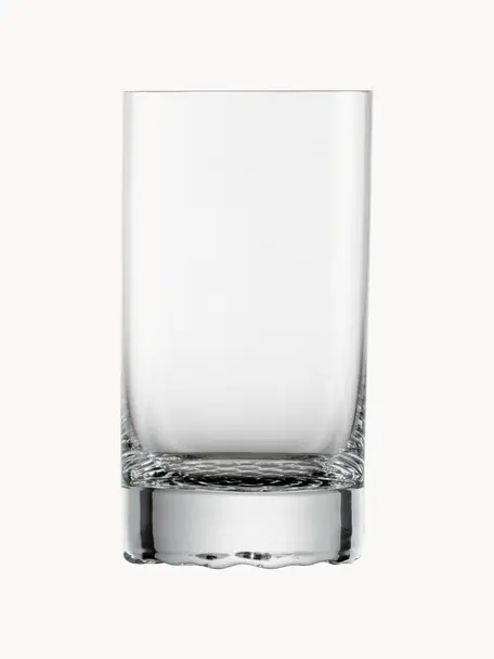 Vasos de cristal Chess, 4 uds., Cristal Tritan, Transparente, Ø 7 x Al 13 cm, 410 ml