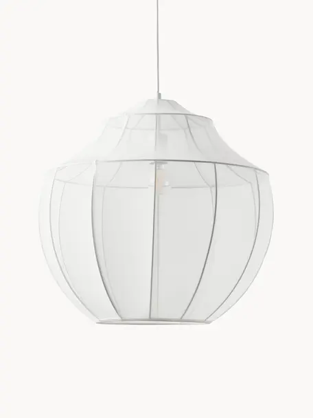 Suspension en tulle Beau, Blanc, Ø 40 x haut. 42 cm