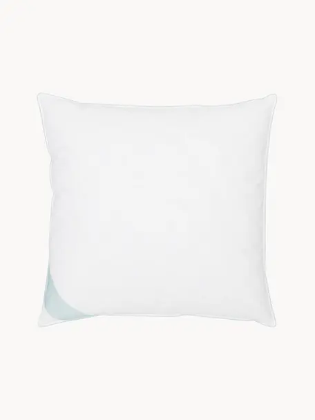Cuscino medio con piume Standard, Rivestimento: 100% cotone, twill maco c, Bianco, Larg. 80 x Lung. 80 cm