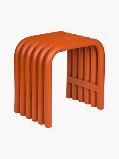 Tabouret Nokk, Acier, revêtement par poudre, Orange, larg. 43 x haut. 43 cm