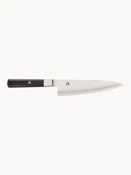 Coltello Gyutoh Miyabi, Maniglia: legno Pakka, Argentato, legno scuro, Lunghezza 35 cm