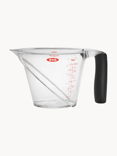 Verre doseur coudé avec poignée Good Grips, Tritan, Transparent, Ø 9 x haut. 9 cm, 250 ml