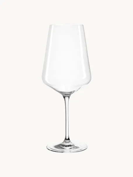 Copas de vino tinto Puccini, 6 uds., Cristal, Transparente, Ø 11 x Al 26 cm, 750 ml