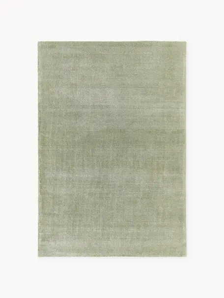 Tapis à poils ras tissé main Ainsley, 60 % polyester, certifié GRS
40 % laine, Vert clair, larg. 160 x long. 230 cm